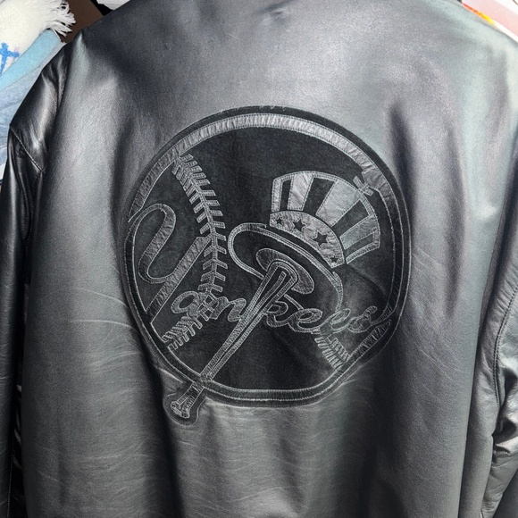 Leather NY Yankees Jacket